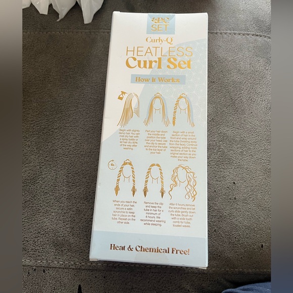 Curly-Q Heatless Curl Set 4 pieces - Picture 3 of 4